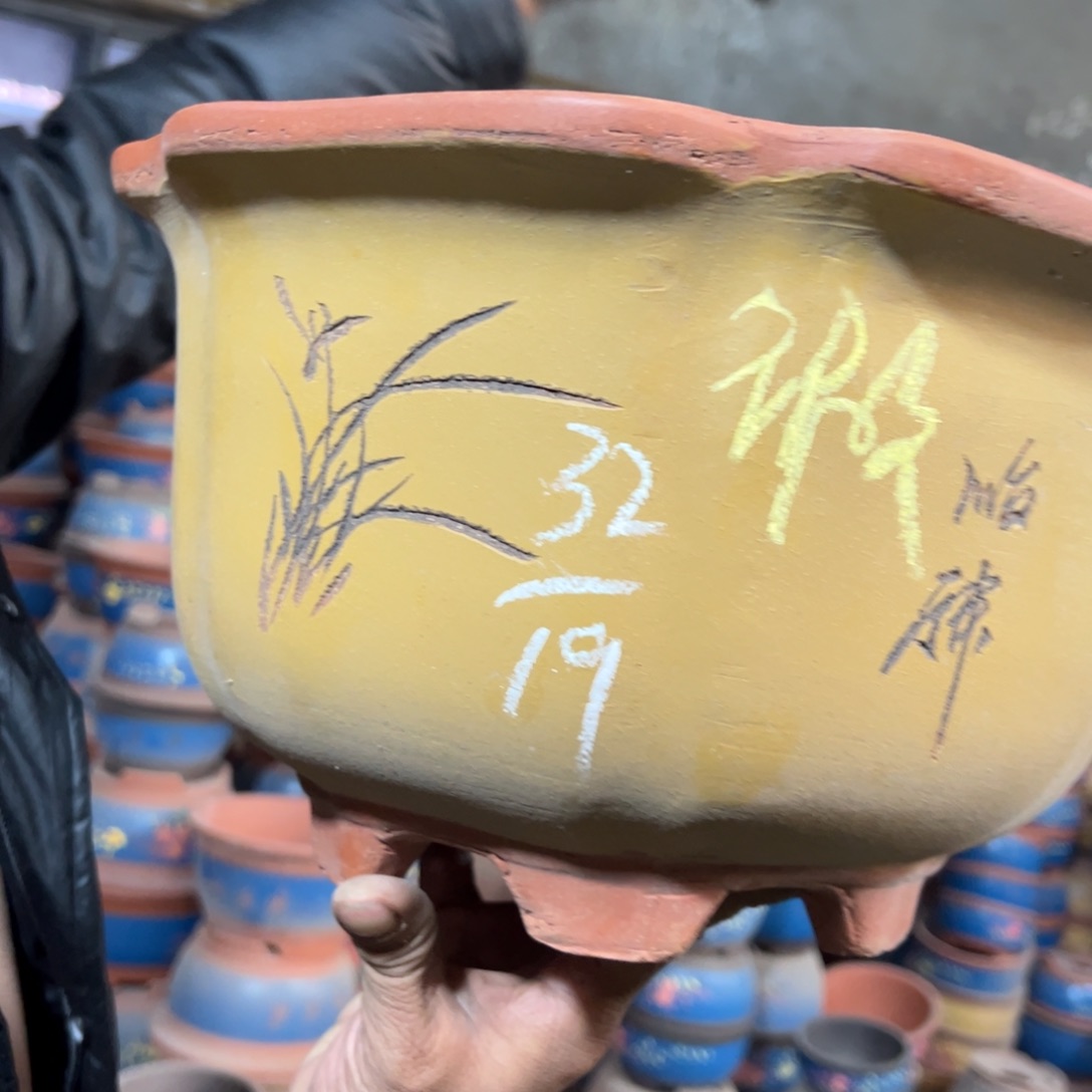 紫砂花盆紫砂花盆