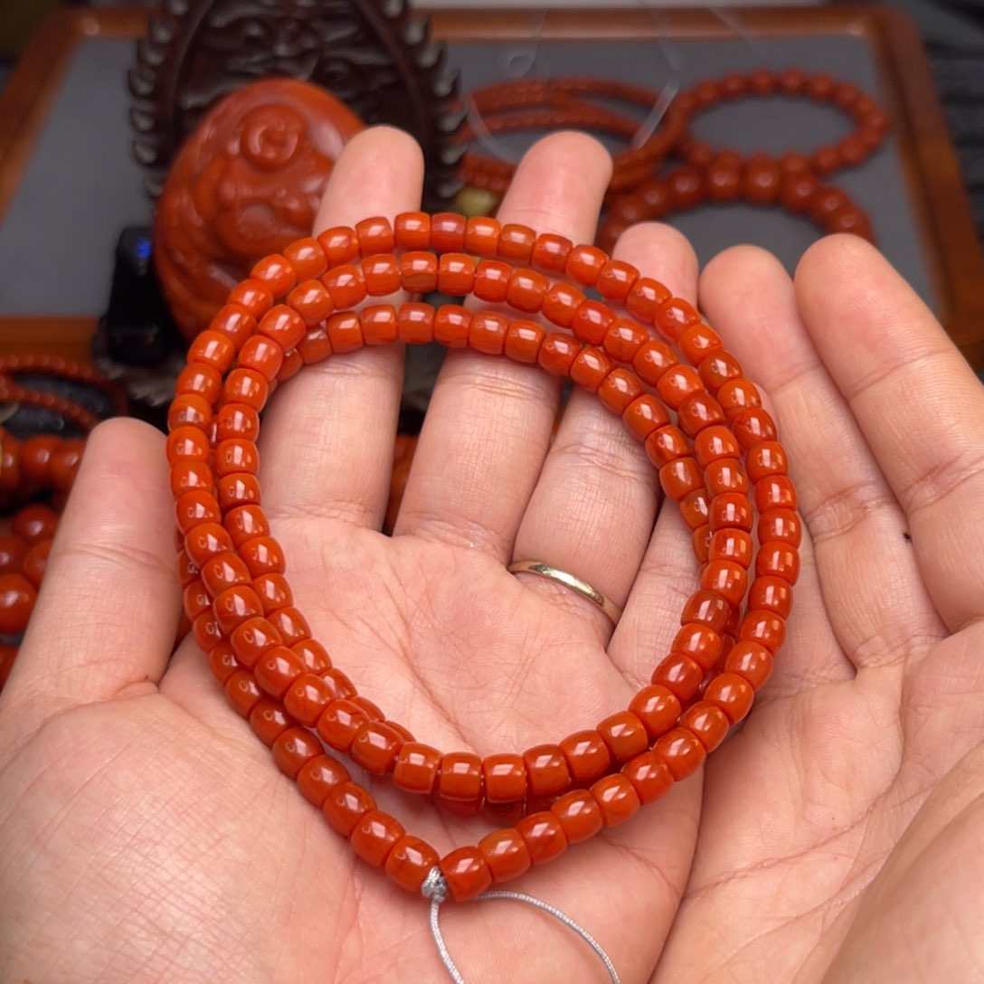 南红玛瑙配饰卡6尺寸未镶嵌