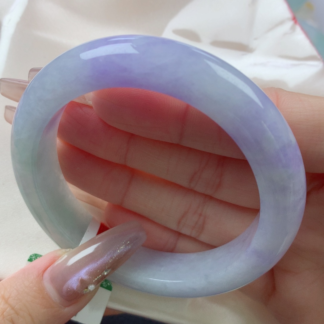 未镶嵌手镯翡翠缅甸天然翡翠A货54.6