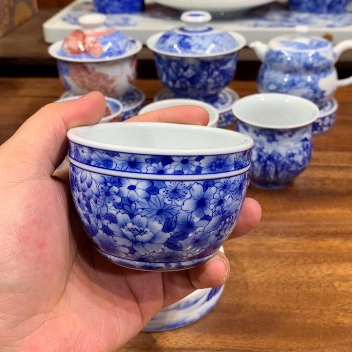 晓月柴窑 万花缸杯