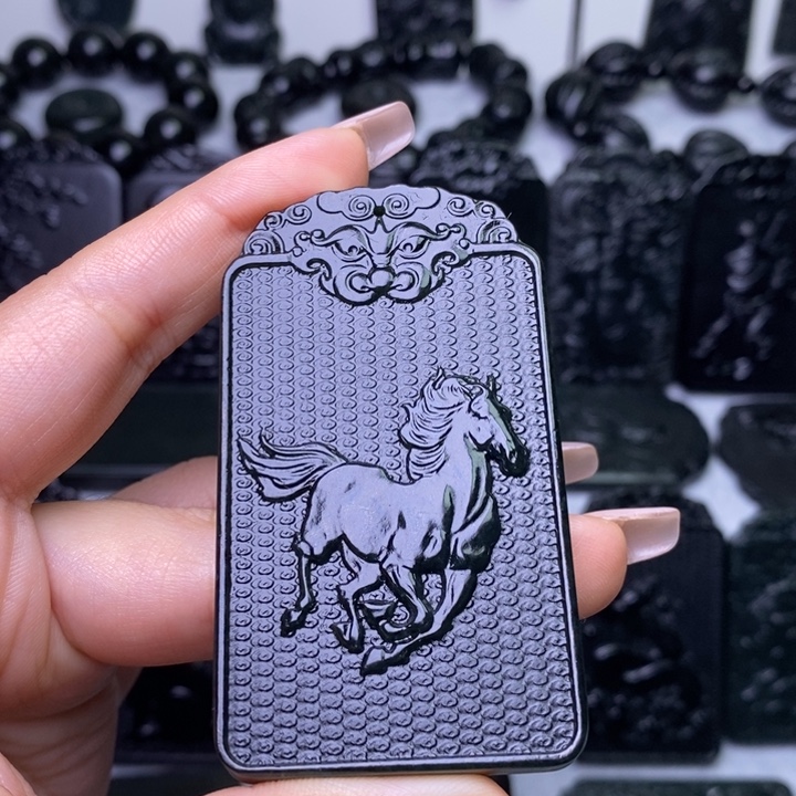 和田玉（青玉）未镶嵌颈饰