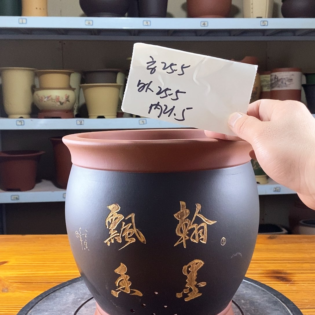 紫砂花盆紫砂兰花盆42