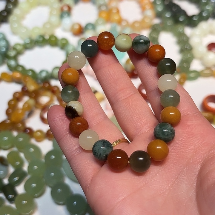 蛇纹石玉未镶嵌手串