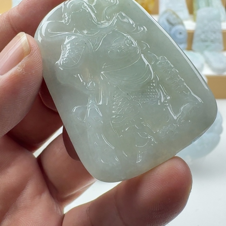 翡翠未镶嵌颈饰天然缅甸A货翡翠