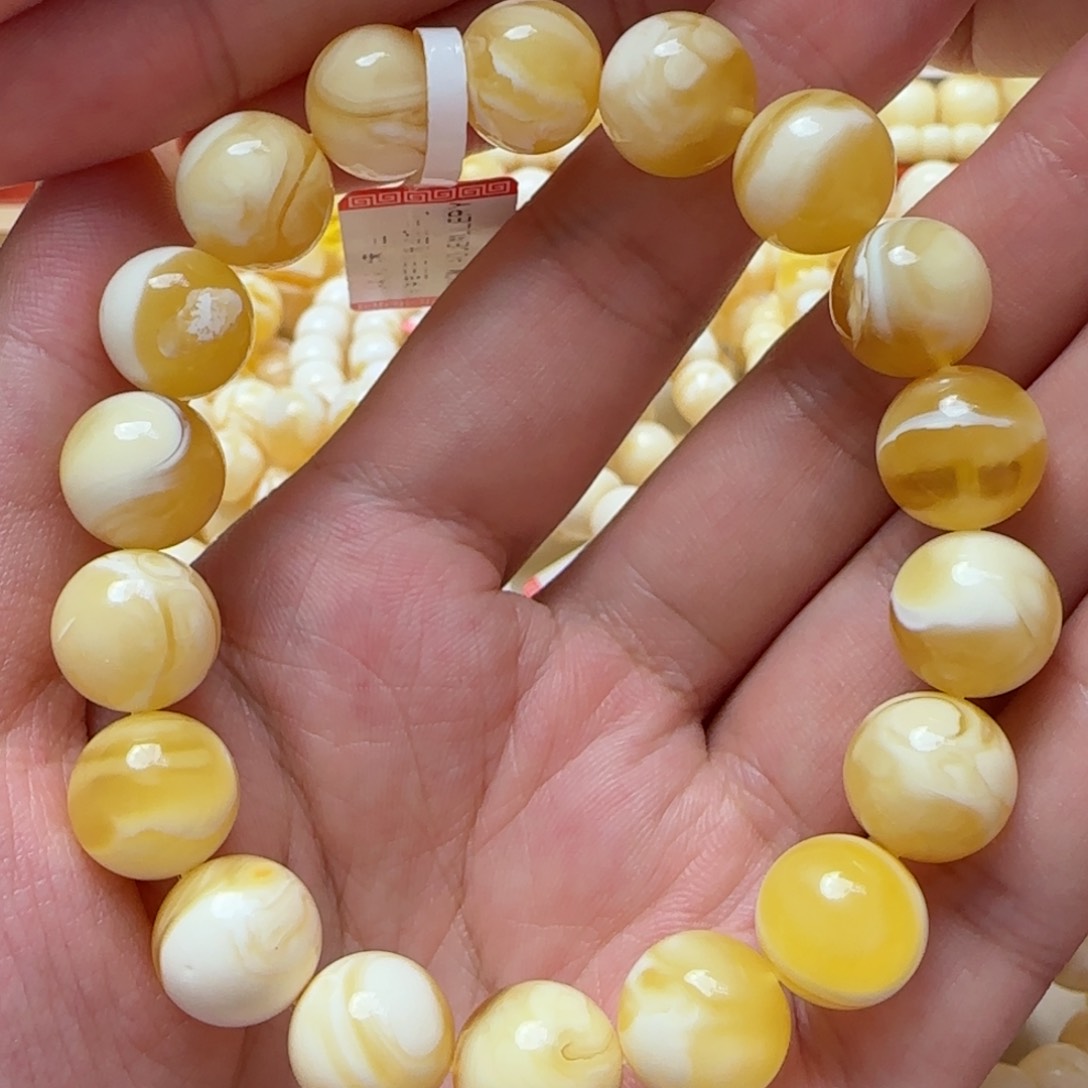 琥珀手链未镶嵌伊**贝蜜蜡