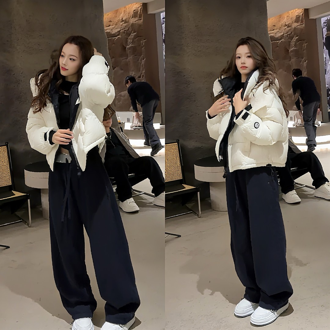 今年冬季流行漂亮套装2025新款气质保暖棉服外套显瘦休闲裤两件套