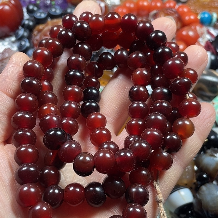 舒***欣玛瑙/玉髓未镶嵌挂件