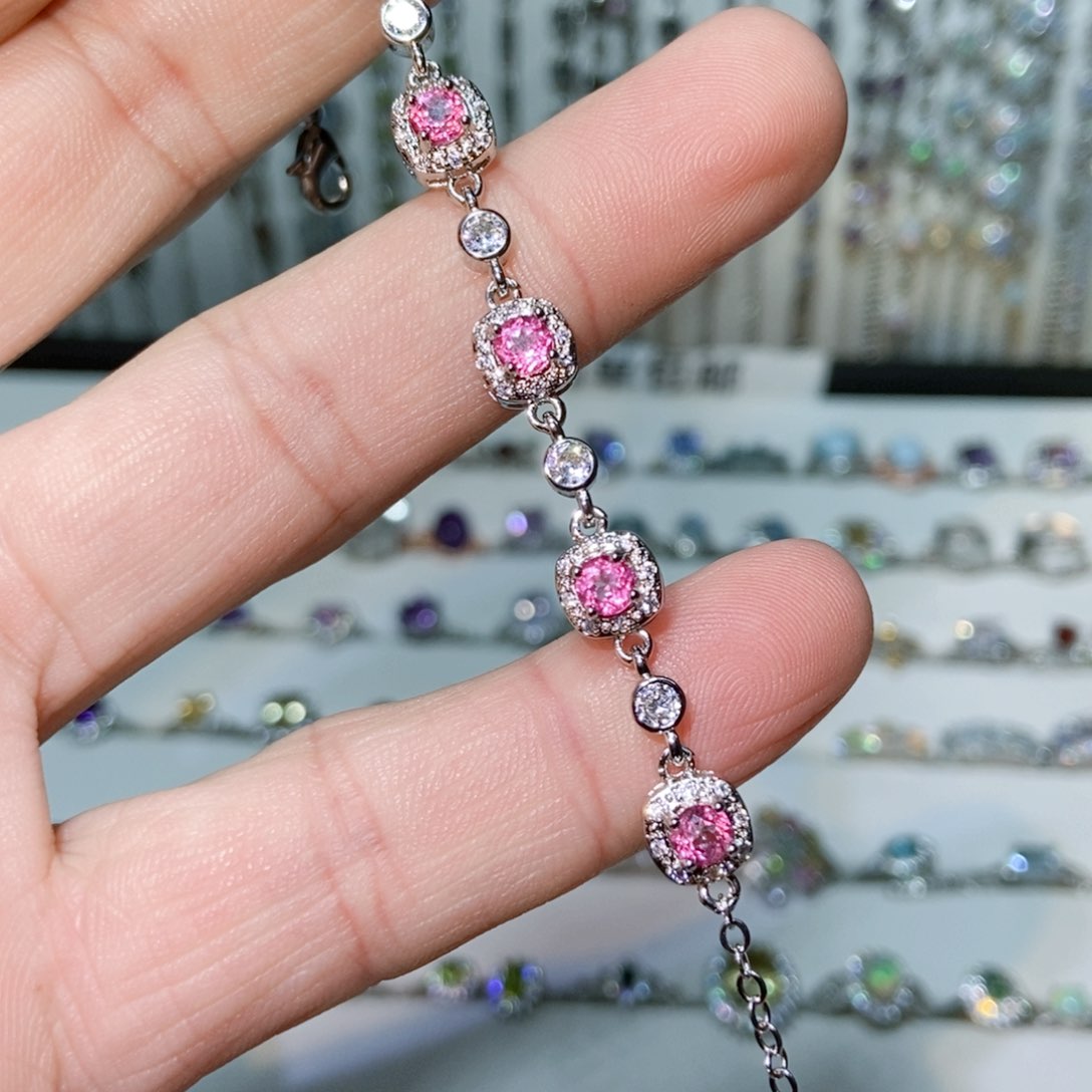 紫晶珠宝半成品银S925镶嵌