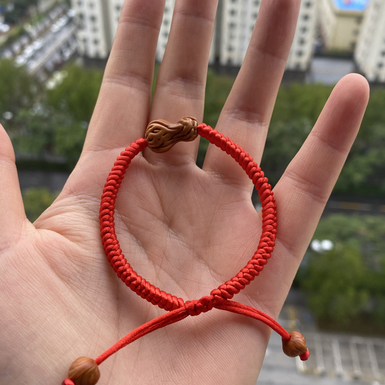 秦岭桃枭小花生小葫芦手链