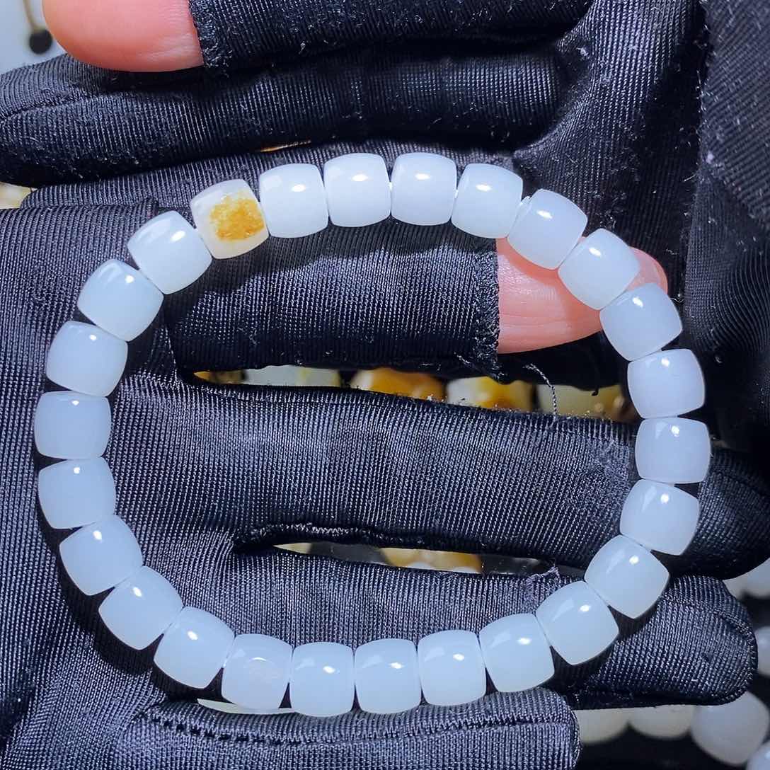 和田玉套链未镶嵌