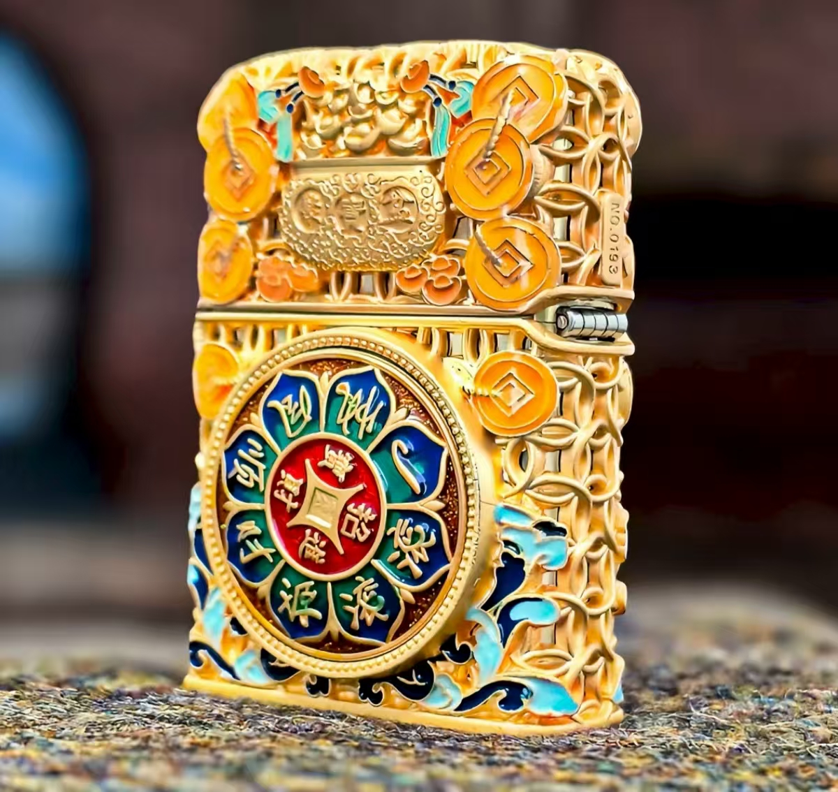 夜光如意金算盘24K