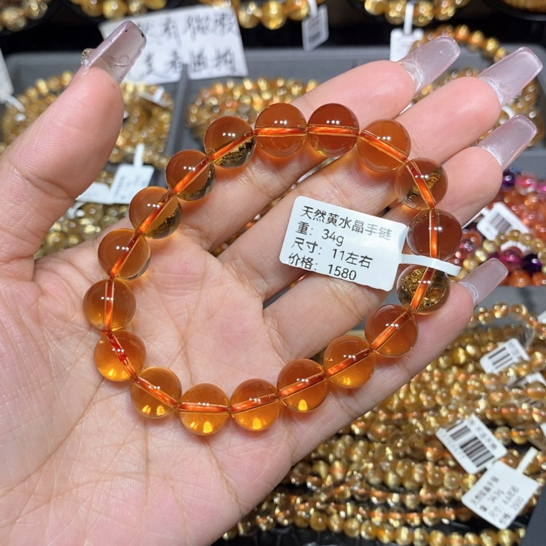 水晶手链未镶嵌姗***✔芊