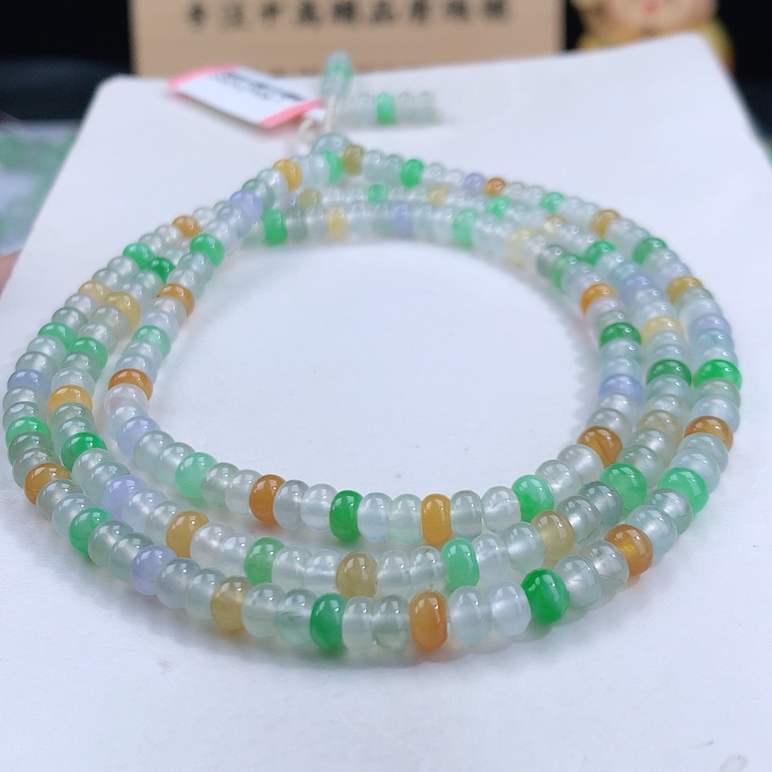 翡翠手链未镶嵌卡4.7