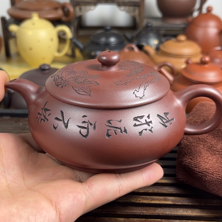 紫砂茶壶原矿紫砂半手工制作