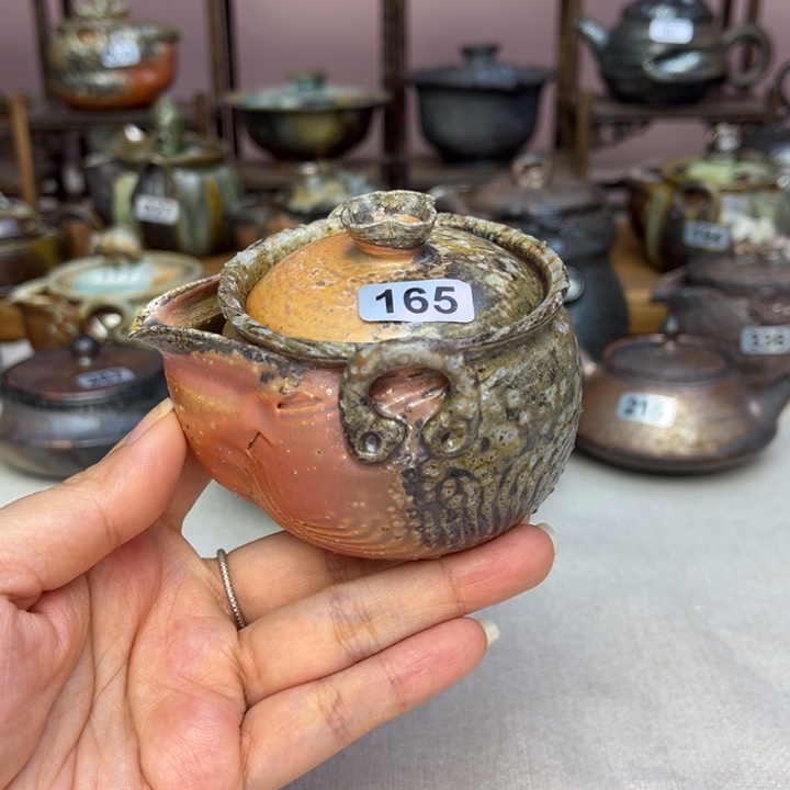 壶裸柴烧陶瓷茶具