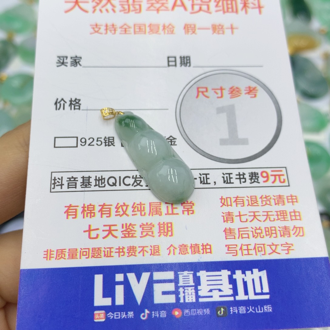 翡翠颈饰未镶嵌翡翠