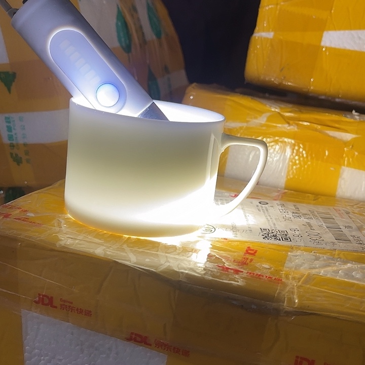 瓷片高白泥大号咖啡杯4个，微瑕包邮