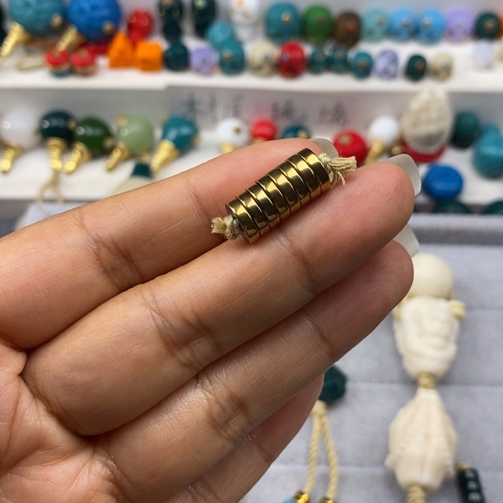 琉璃颈饰十****叔卡6✖️2金边不掉色隔片