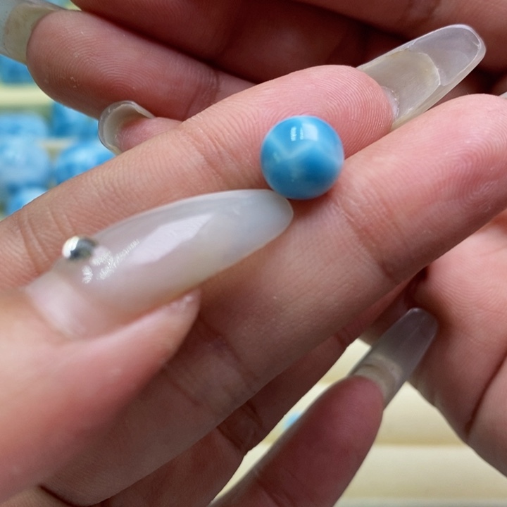 *****针钠钙石（海纹石）未镶嵌颈饰