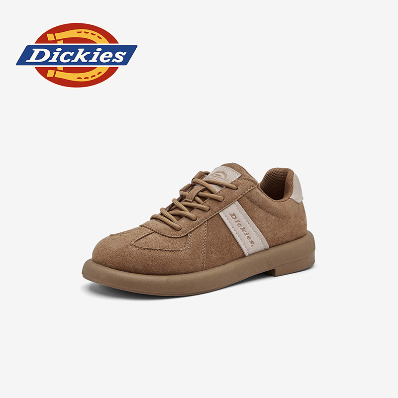 Dickies户外休闲鞋2025秋季时尚童鞋百搭低帮美式复古魔术贴女鞋