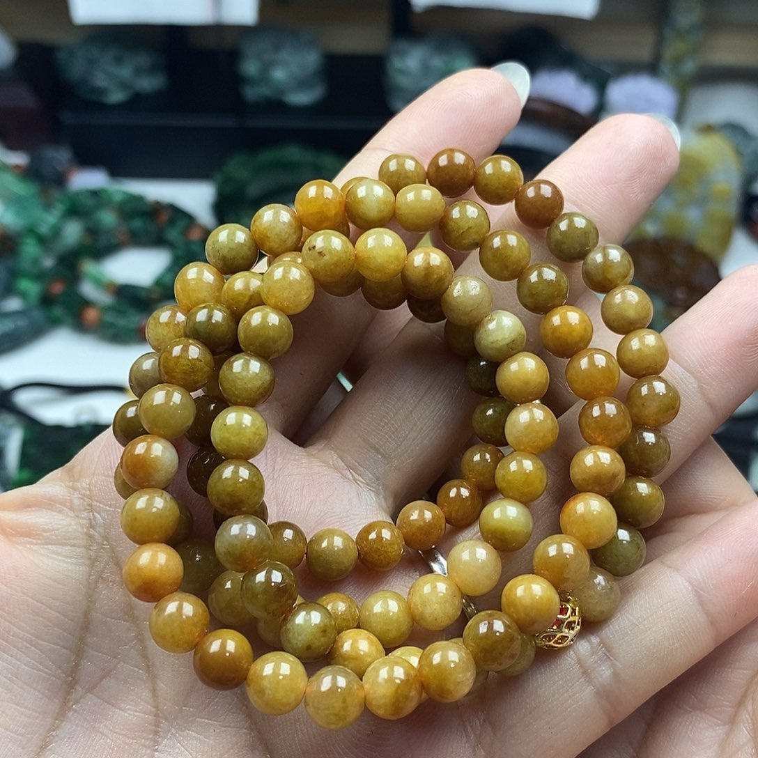 颈饰未镶嵌翡翠紫***瑰长项链