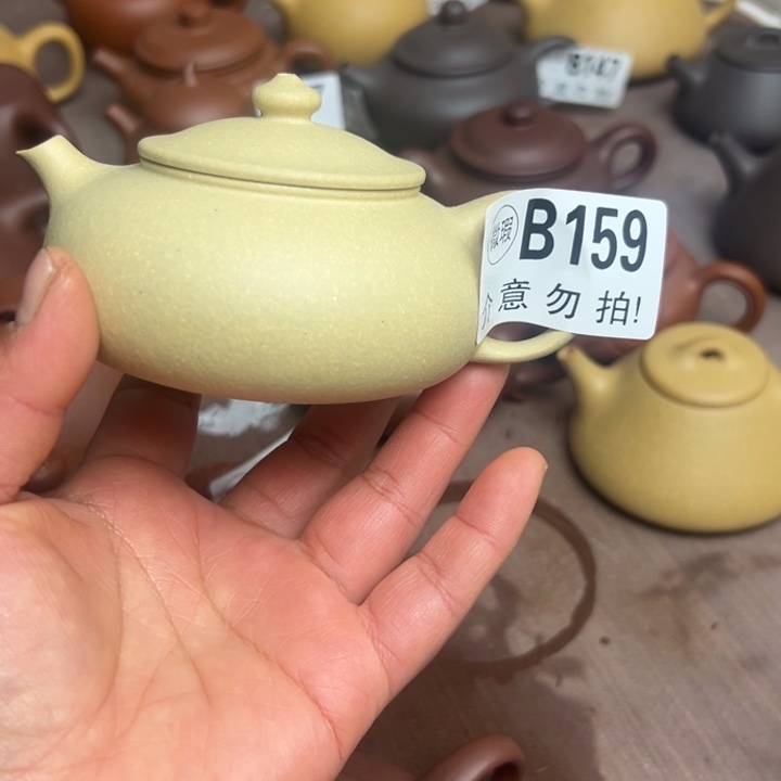 紫砂茶壶本绿大瑕疵180cc