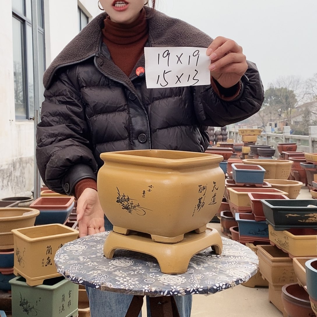 紫砂花盆紫砂花盆