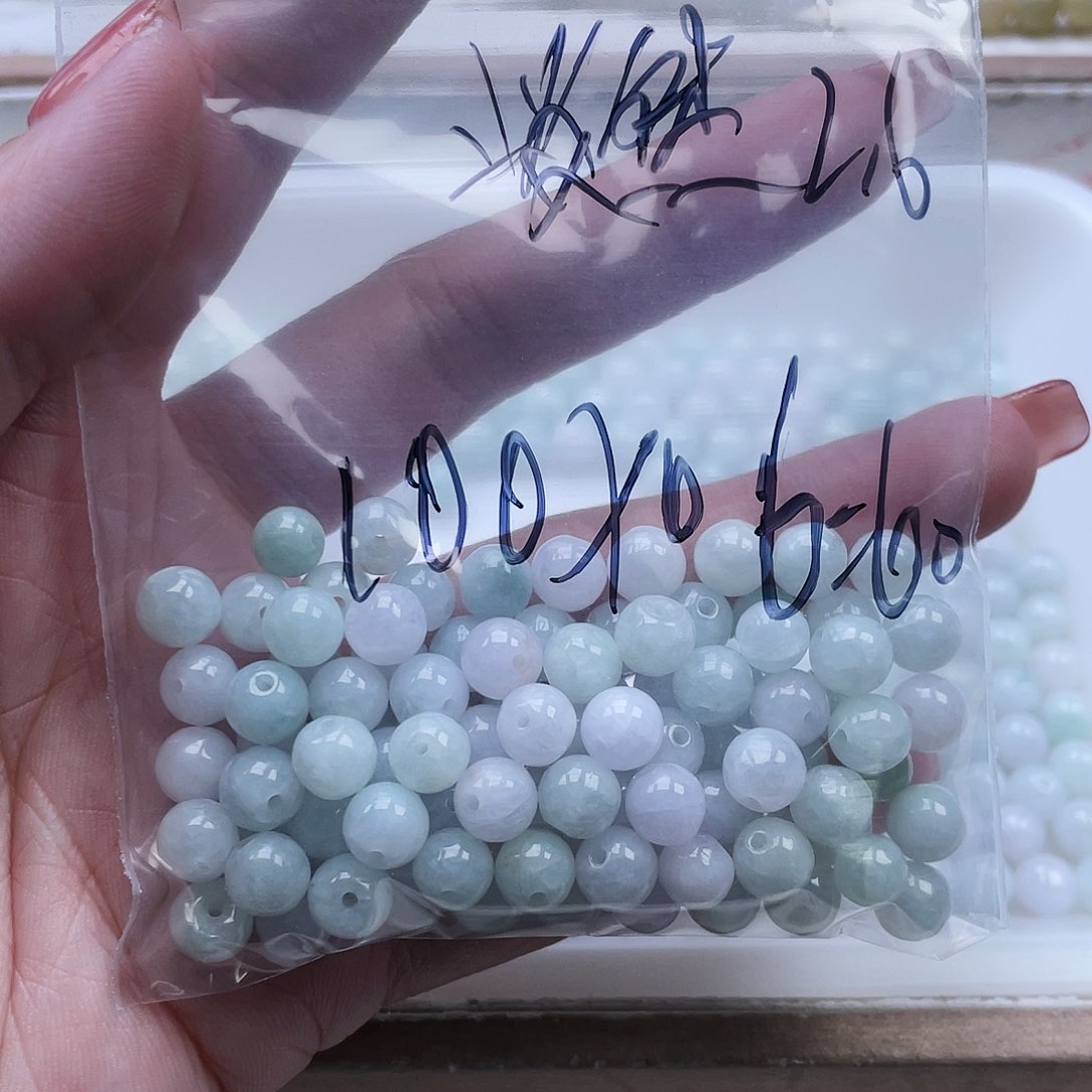 翡翠手链未镶嵌散