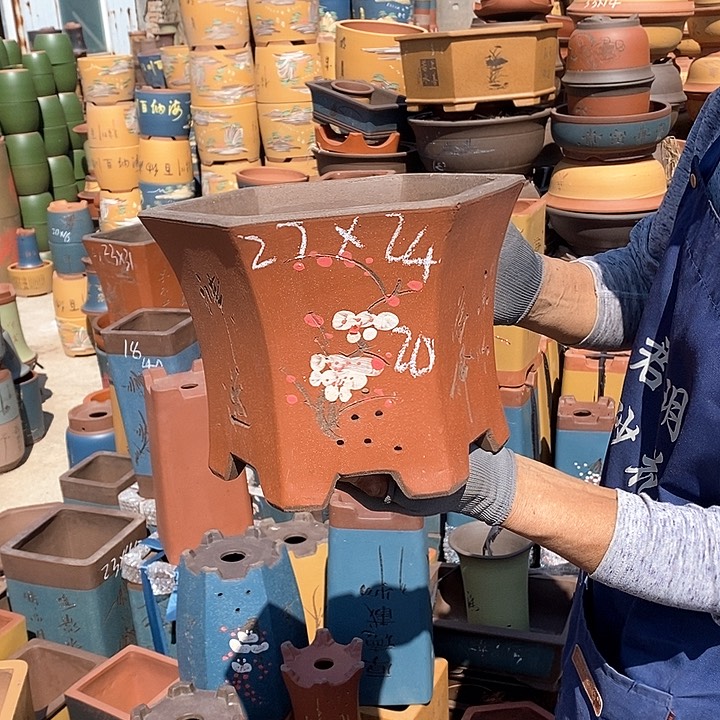 紫砂花盆紫砂花盆