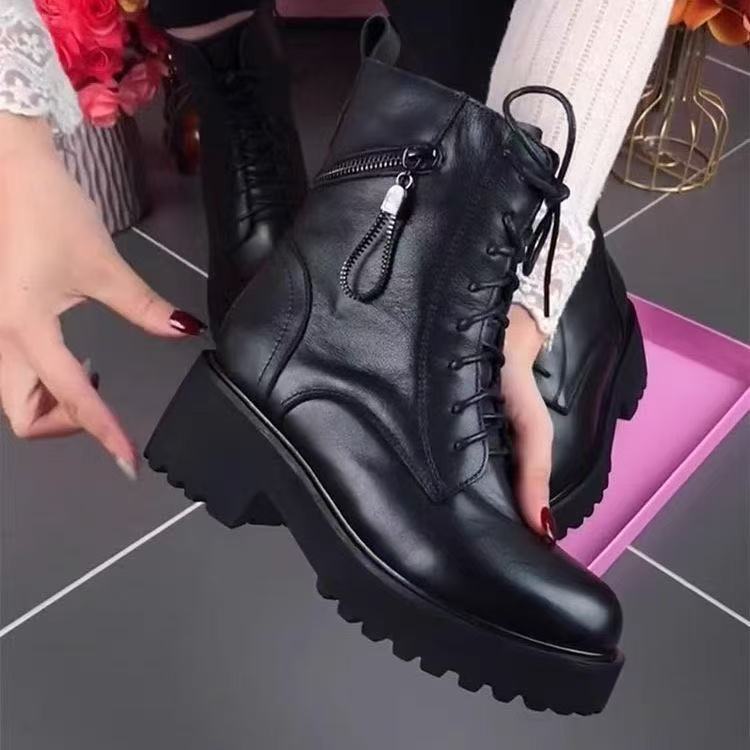 冬季加绒加厚雪地靴舒适百搭防滑耐磨时尚女士休闲棉鞋