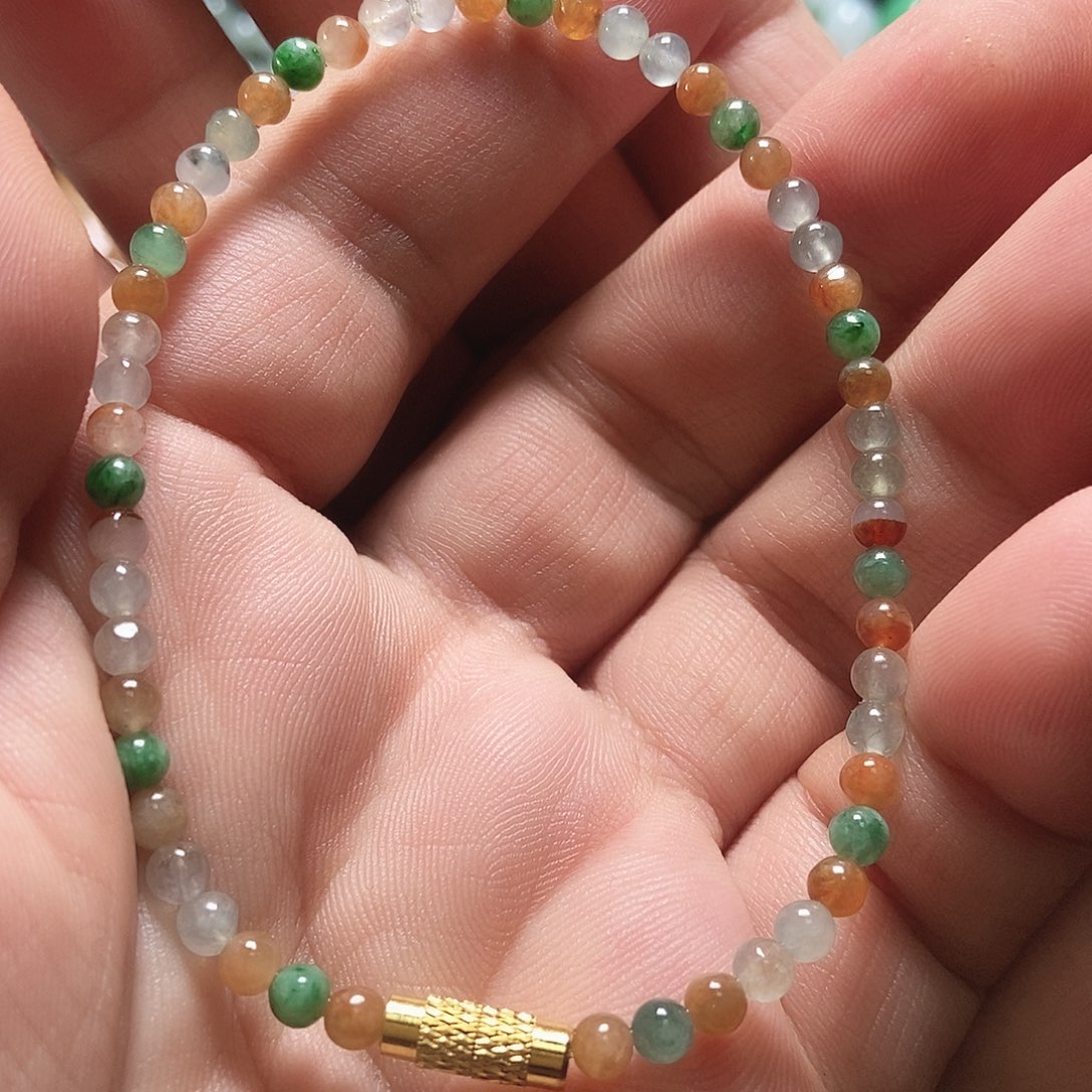 翡翠未镶嵌颈饰翡翠糯冰福禄寿