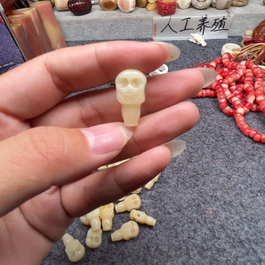 鹿骨手串/手链驼骨25，1.2