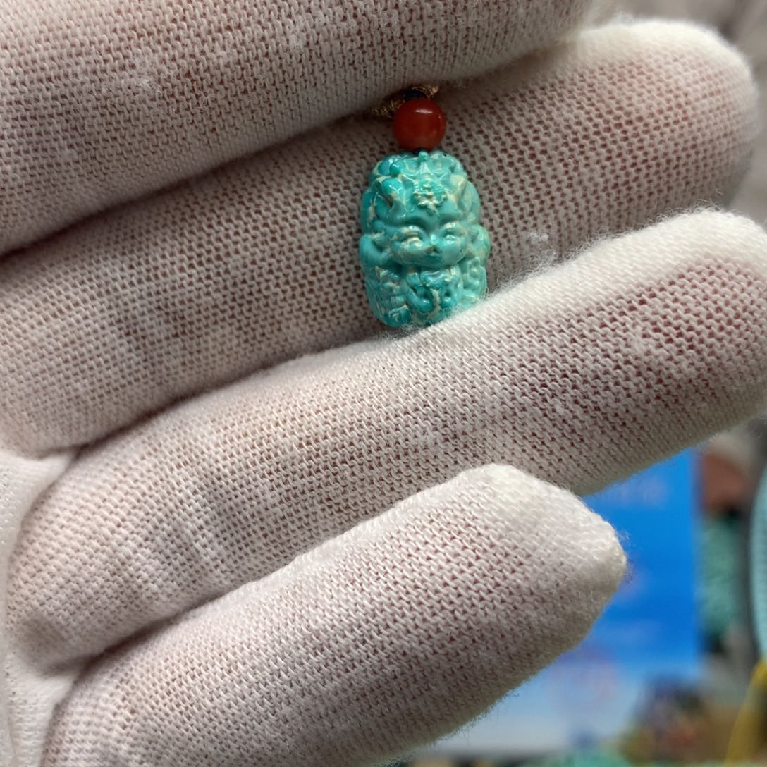 绿松石挂件未镶嵌