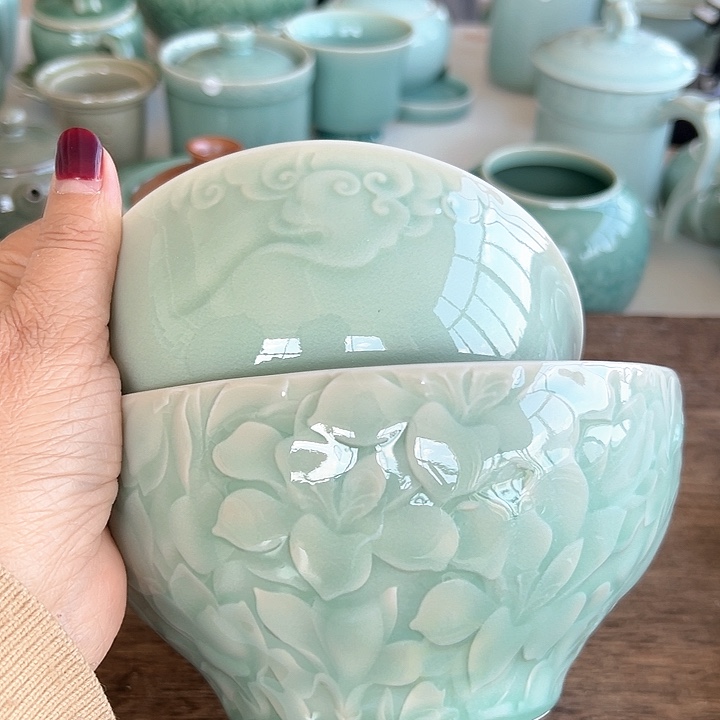 小米茶器龙泉青瓷