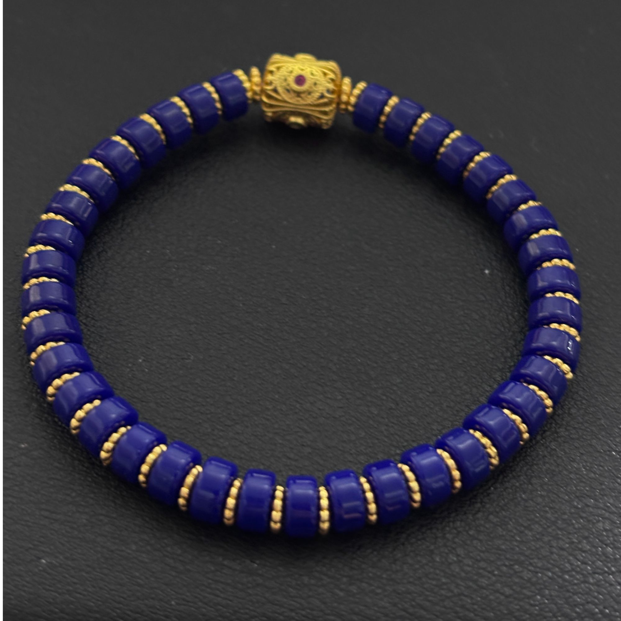 J029-精美时尚饰品DIY蓝手串-多样性发其一