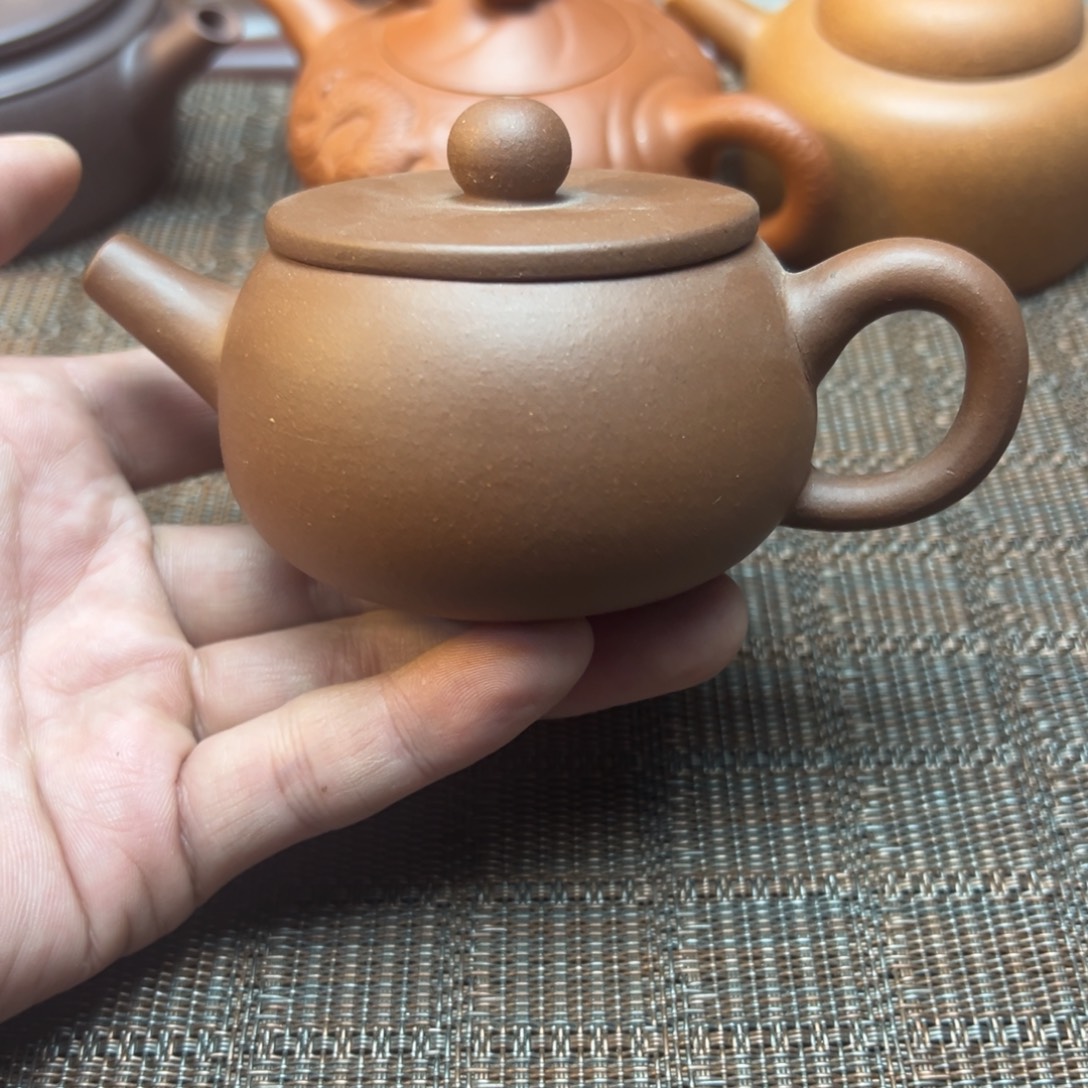 紫砂茶壶宜兴原矿紫砂壶130毫升容量