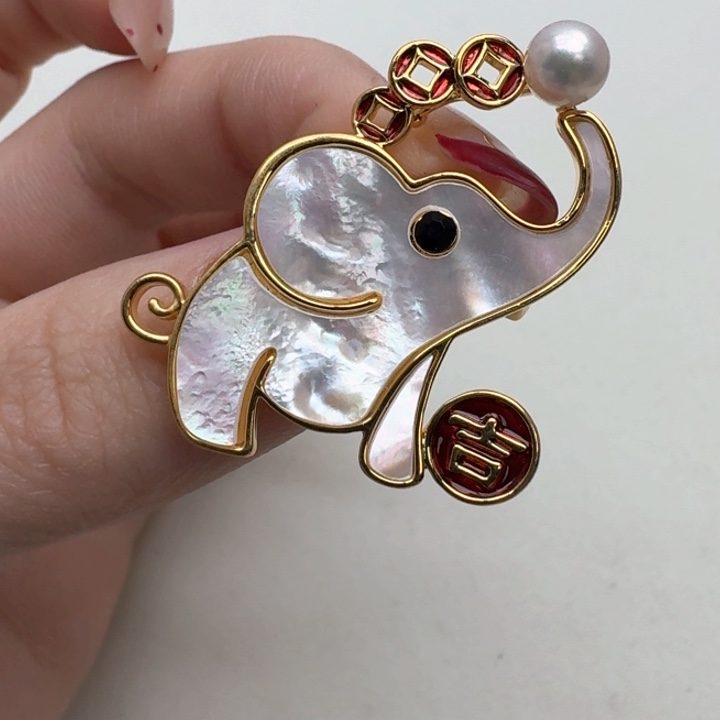 海水珍珠胸饰未镶嵌