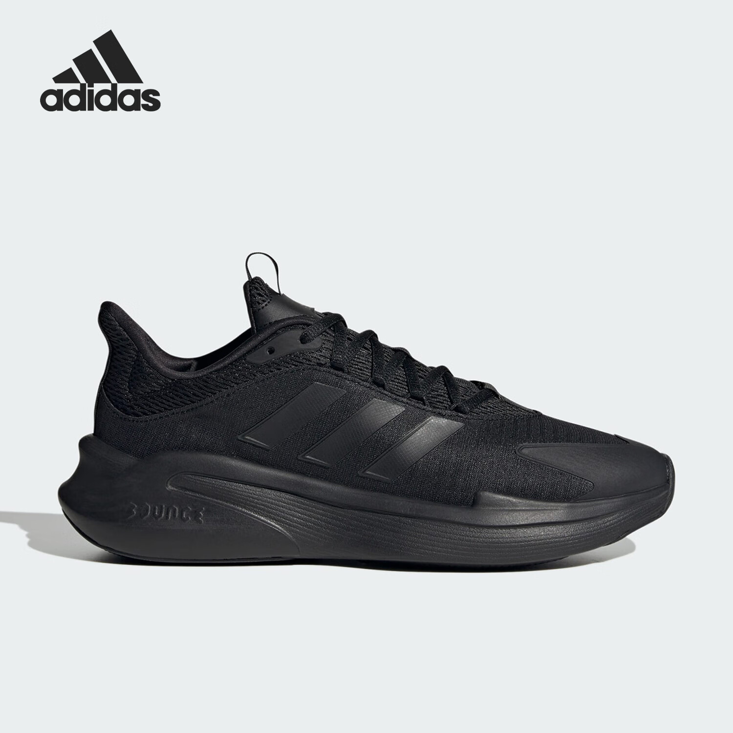 ADIDAS/阿迪达斯 秋季男鞋时尚透气减震运动黑色跑步鞋 IF7290 