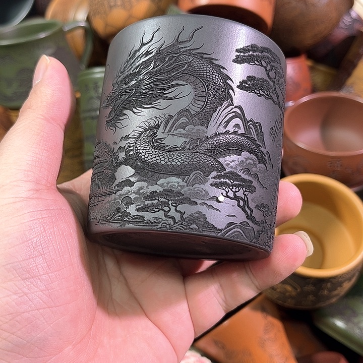 茶杯紫砂全手工紫砂主人杯