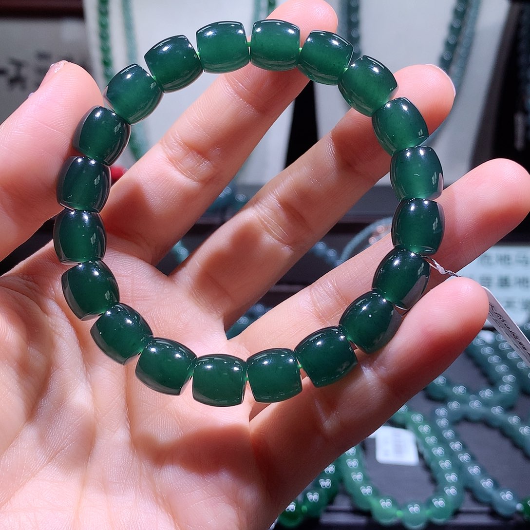 未镶嵌手链翡翠鑫**哥天然a货翡翠手串