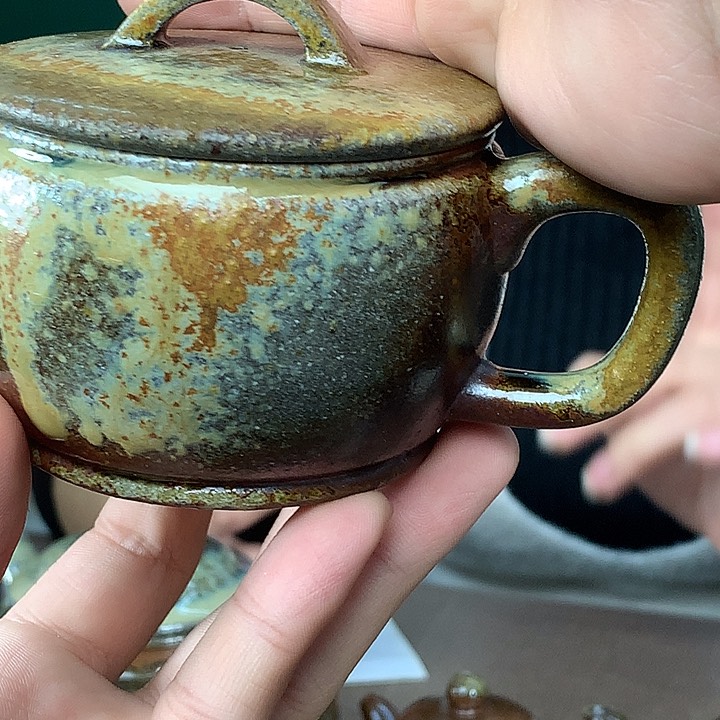 紫砂柴烧纯自然柴烧