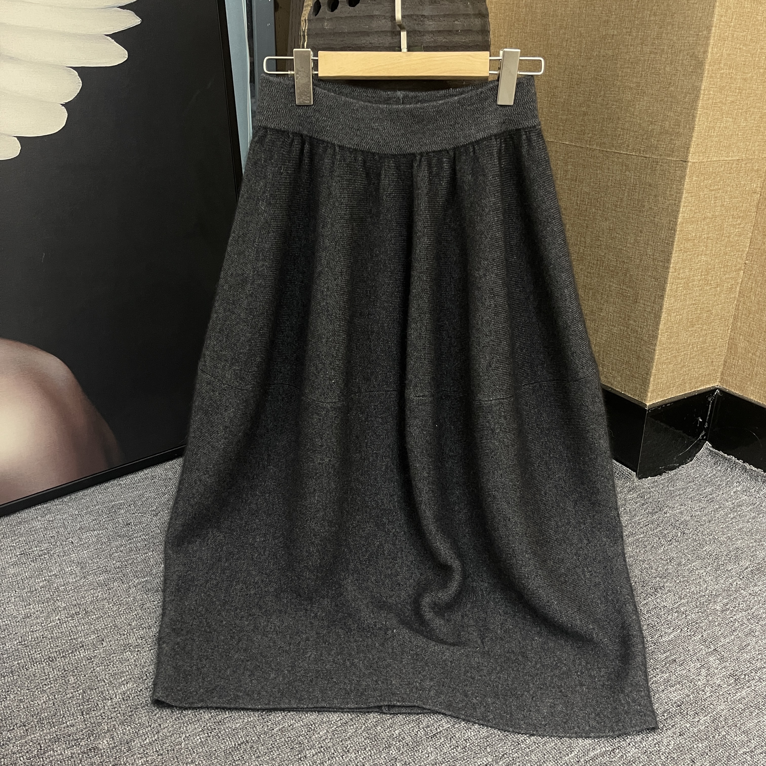 女款秋季包臀气质高腰百搭半身裙极简风半身裙