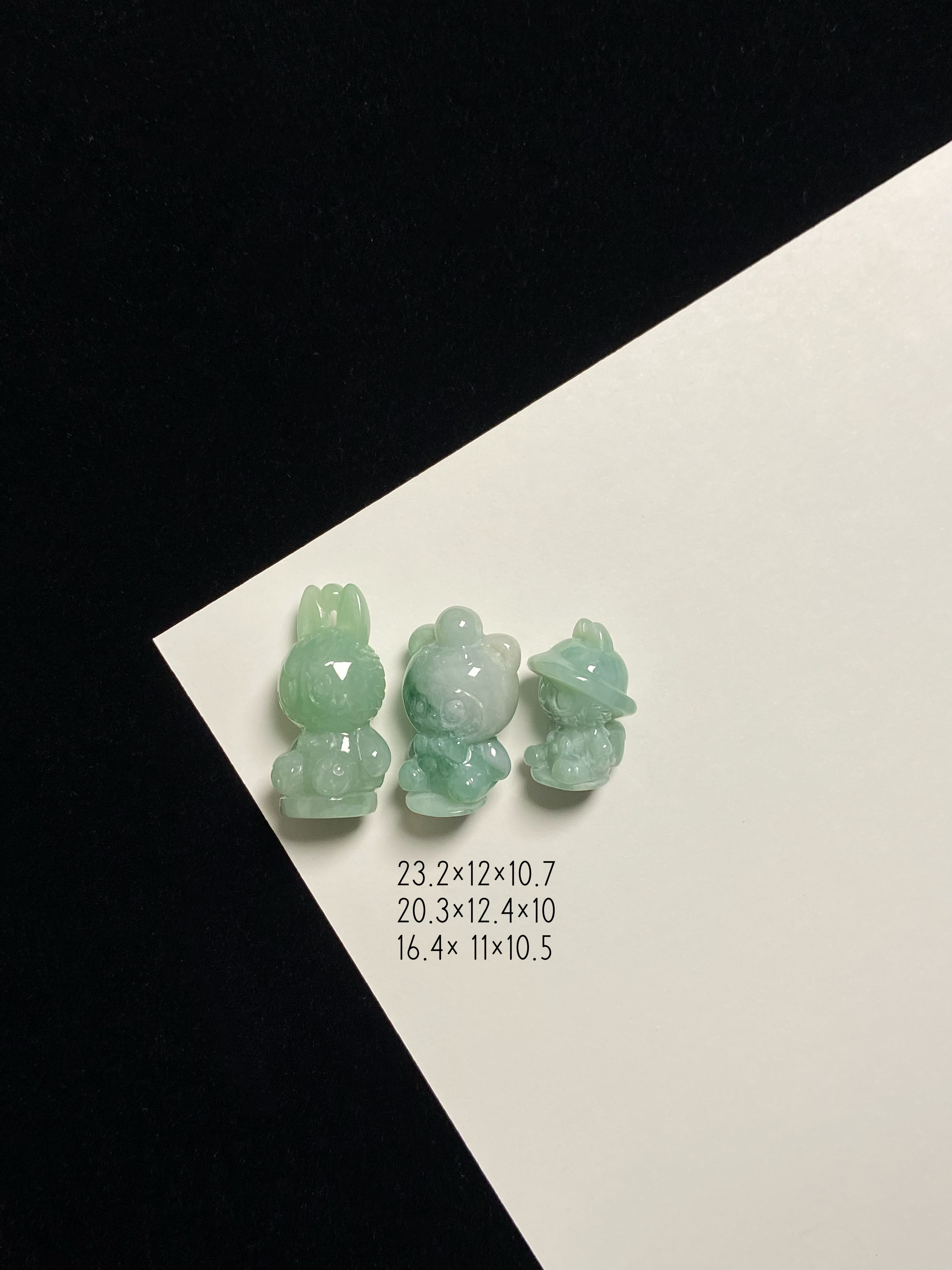 【拉布布】天然缅甸A货翡翠吊坠精致百搭