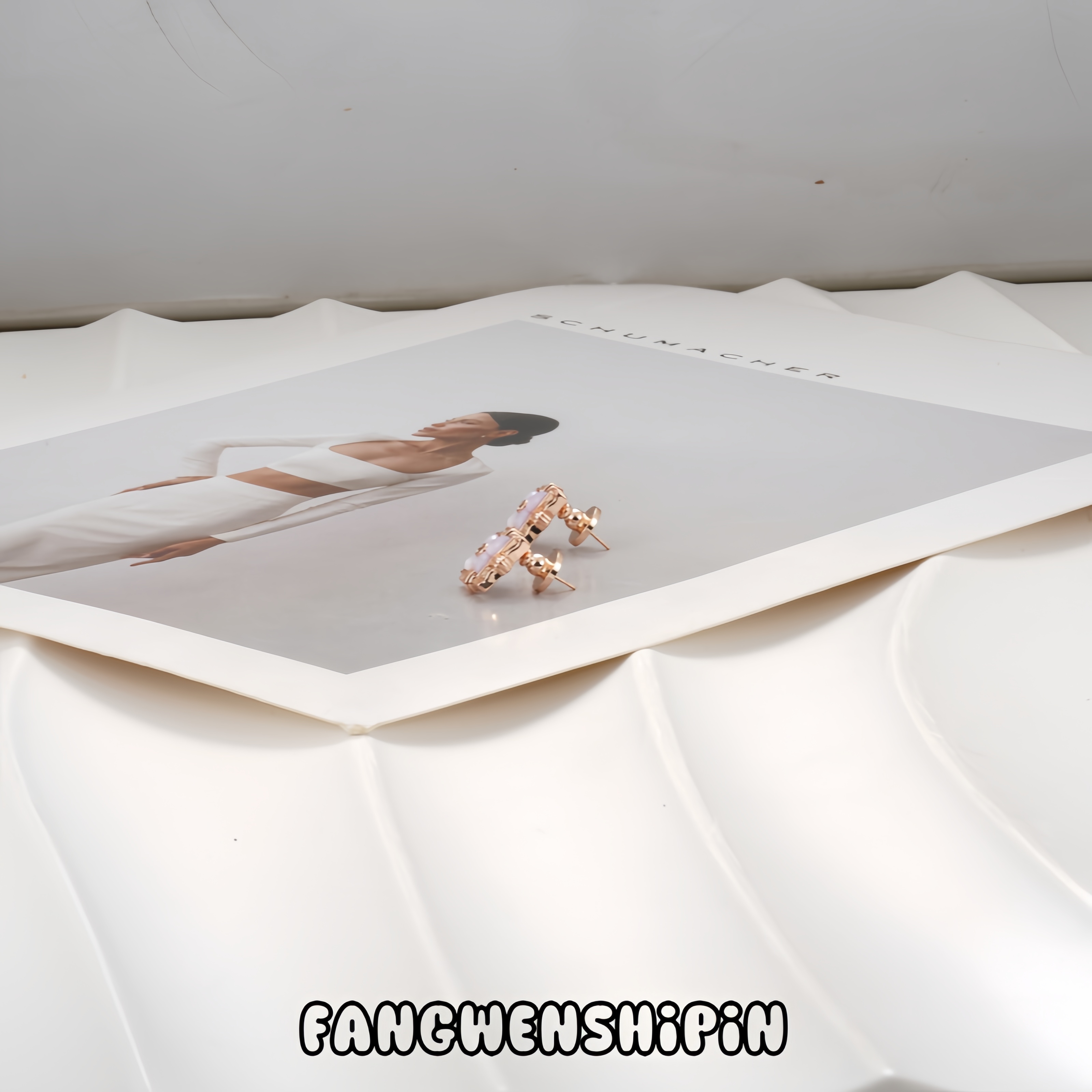 铜合金锆石耳饰 耳环1146