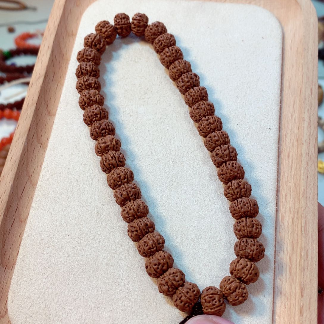 金刚菩提手串六瓣雪花飞碟手持11.5mm