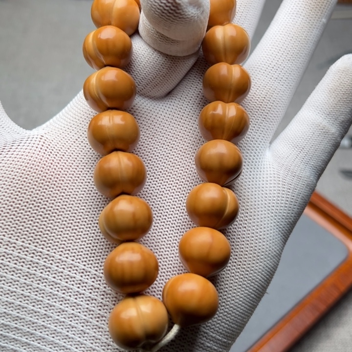 猴头核桃手串屁桃16+