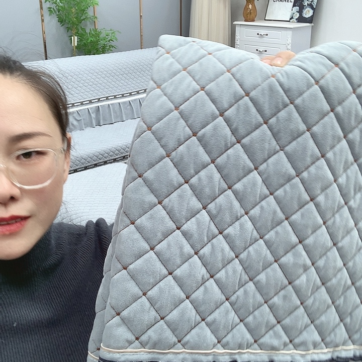 老***呀雪尼尔月光灰330+300+方踏110+2扶手