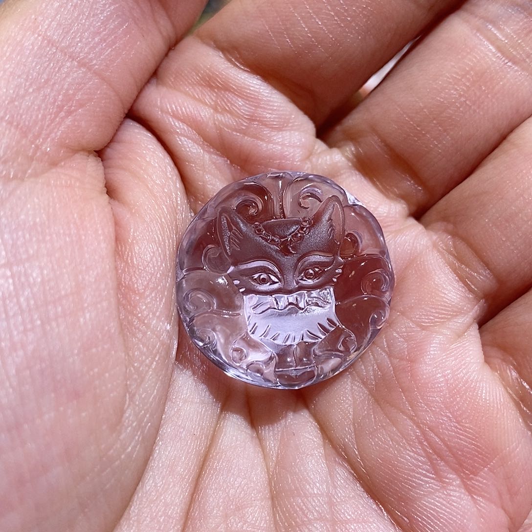 水晶颈饰未镶嵌系***铛吊坠