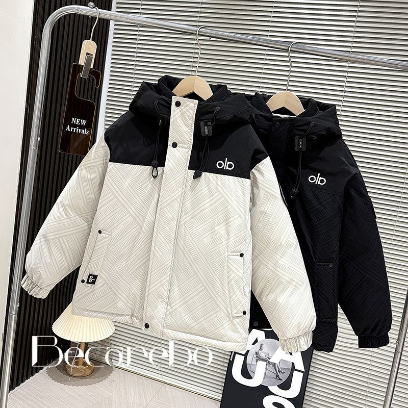 【保暖加厚】青少年童装男童冬装棉服外套大童春秋棉衣男孩秋冬衣服