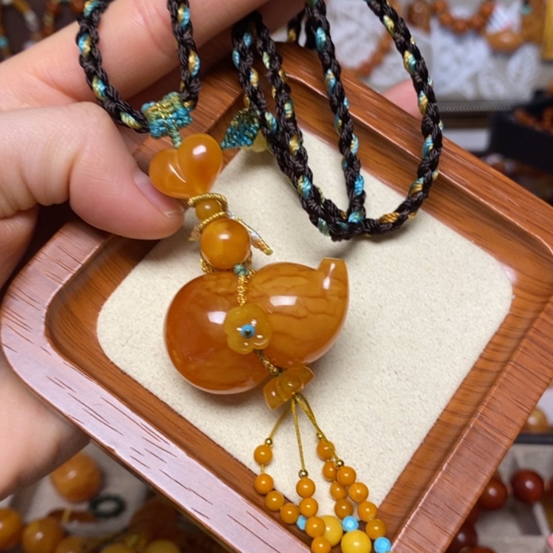 【闪购商品】蜜蜡颈饰未镶嵌项链